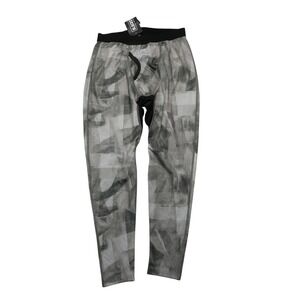 BlackStrap Summit Pants Mens M Gray Angles Desert Thermal Base Layer Leggings
